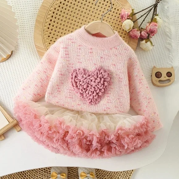Pink Heart Kids Matching Set - Absolutely Adorable!!! - Picture 3 of 4
